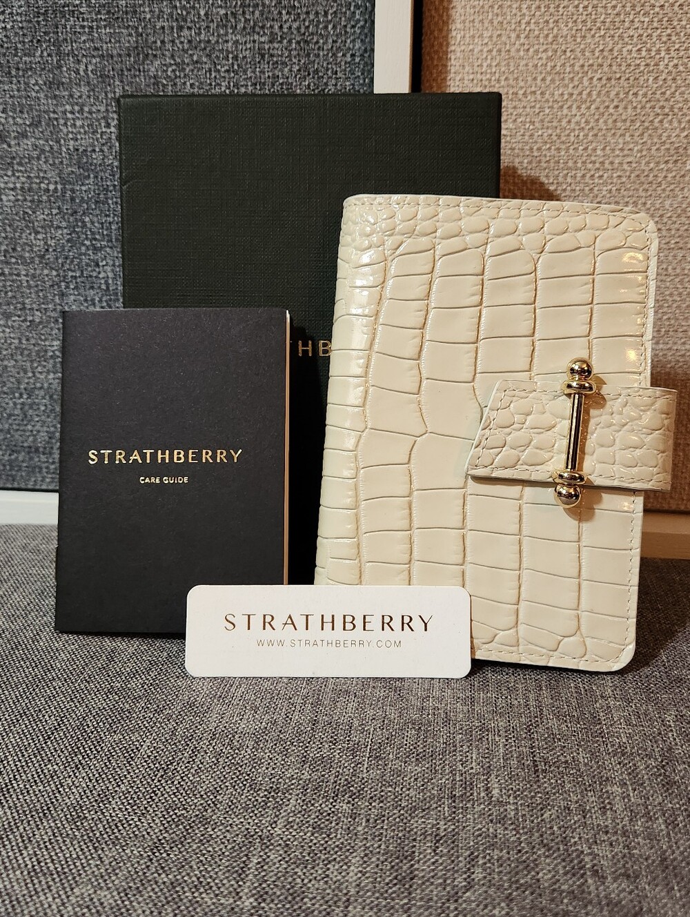 Strathberry Multrees Passport Cover